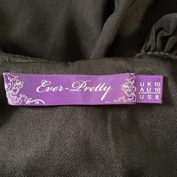 Ever Pretty Black Sleeveless Dress Size 10 - Picture 7 of 9